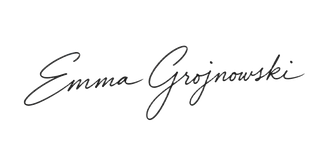 Emma Grojnowski signature